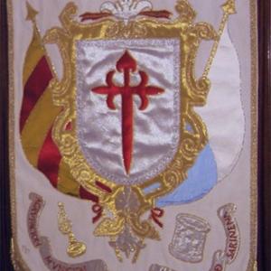 Shield of the drum and trumpet band.