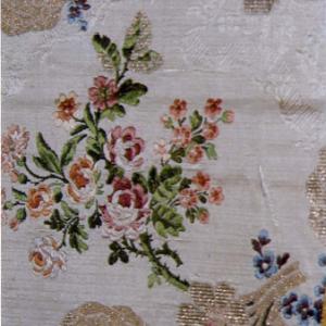 Embroidery in silk.